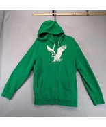 American Eagle Outfitters Full Zip Green Hoodie Jacket Men&#39;s XXL Pockets... - €31,06 EUR