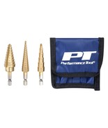 Performance Tool W9003 3-Piece Step Drill Set - $489.53 MXN