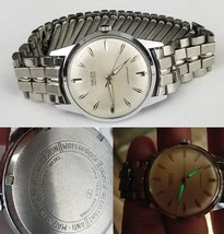 Vintage Gruen Precision men&#39;s watch waterproof 1960&#39;s glow NICE &amp; WORKING - $2,790.33 MXN