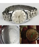 Vintage Gruen Precision men&#39;s watch waterproof 1960&#39;s glow NICE &amp; WORKING - $210.95 CAD