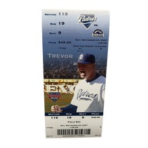 San Diego Padres vs Colorado Rockies Ticket Trevor Hoffman September 03 ... - £15.67 GBP