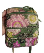 Vera Bradley Mini Hipster Olivia Pink Crossbody bag Green and Pink - $20.00