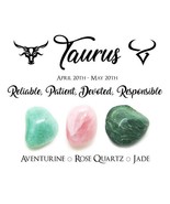 Taurus Crystals ~ Protect, Enhance And Heal Taurus Energy - £11.79 GBP