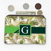 Peacock Animal : Gift Coin Purse Fashion Personalized Name Fauna Wildlife - £7.90 GBP