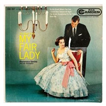 Domenico Savino My Fair Lady Soundtrack 45 EP 1950s Vinyl Record W/Case ... - $19.99