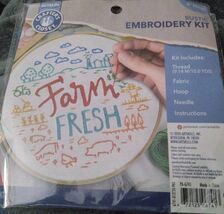 Embroidery Crafters Closet Kit Bundle Set Floral Rustic Designs 6&quot; Hoop ... - $217.92 MXN