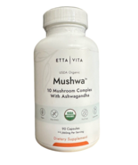 Organic Lions Mane Supplement Capsules with Ashwagandha, Chaga, Reishi E... - $23.20 CAD
