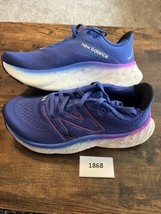 New! Womens New Balance Fresh Foam X More v4 Blue/Pink Running Shoes Size 6.5 D - £58.74 GBP