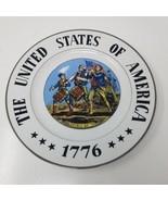 United States 1776 Bicentennial Plate 1976 Spirit of 76 Patriotic Decor - $15.15