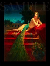8.5x11 Vintage Cleopatra Fine Art Color Print Picture Poster Women Deco Realism - £9.69 GBP