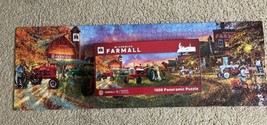 Masterpieces 1000 Piece Panoramic Puzzle For Adults - Farmall - 13&quot;X39&quot; - £18.51 GBP