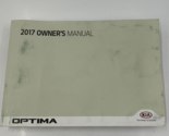 2017 Kia Optima Owners Manual Handbook OEM H04B10027 - £7.76 GBP