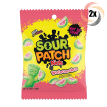 2x Bags Sour Patch Kids Watermelon Flavor Soft &amp; Chewy Gummy Candy | 3.6oz - £7.89 GBP
