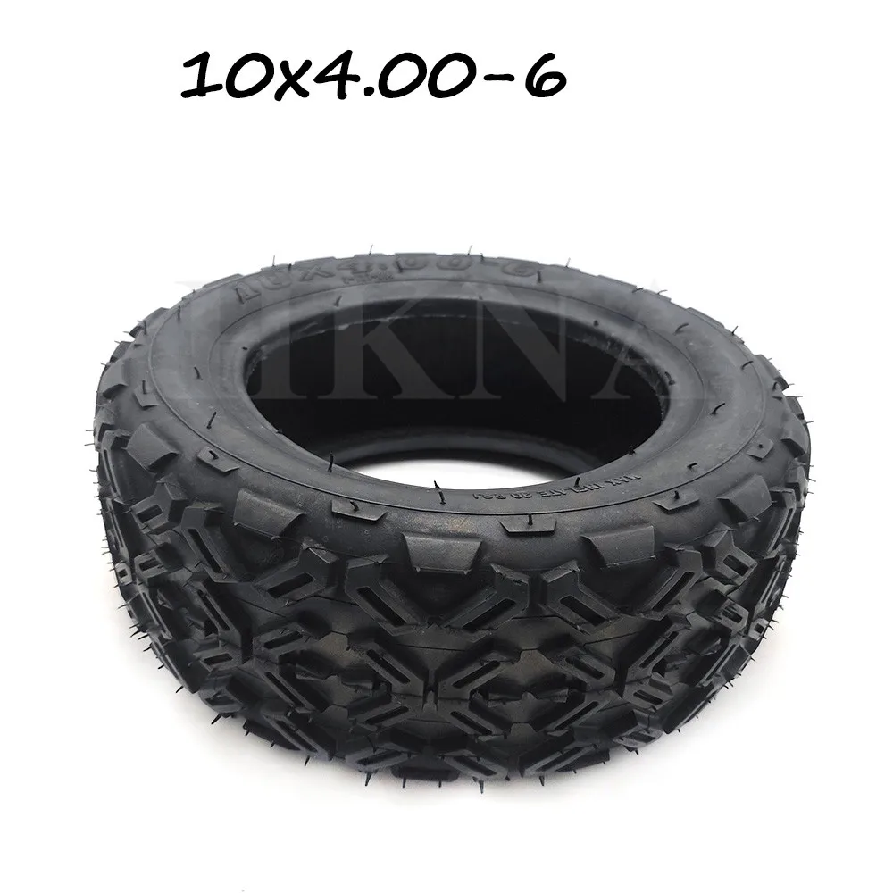 Electric Scooter 10X4.00-6 Tubeless Tire 10 Inch Vacuum Tyre for Go Karts ATV Qu - £127.27 GBP