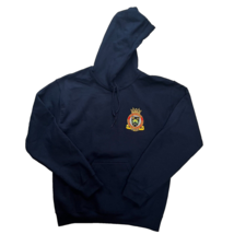 RAF Cadets Hoodie Small Navy Blue Logo Crest Embroidered Hooded Sweatshirt - £9.59 GBP