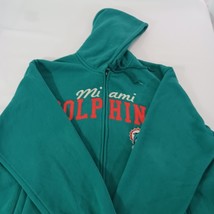 G-III NFL Miami Dolphins Men's 2XL Teal Full Zip Hoodie Fleece Jacket image 12