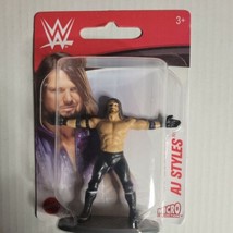 AJ STYLES 3&quot; Figurine 2020 WWE Mattel Micro Collection Action Figure - £4.64 GBP