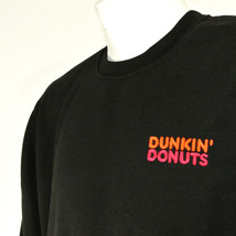 DUNKIN&#39; DONUTS Coffee &amp; Donuts Employee Uniform Sweatshirt Black Size Me... - £26.83 GBP