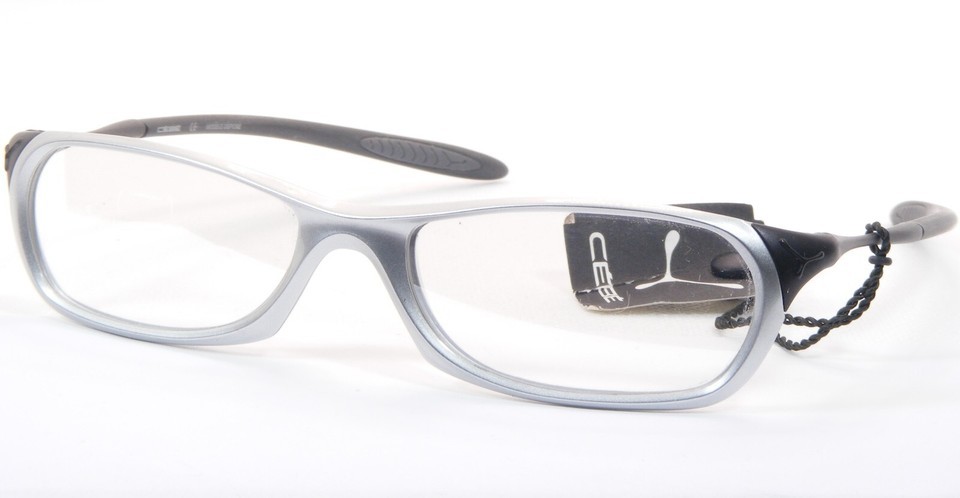 CEBE 0859 0543 SILVER /BLACK EYEGLASSES GLASSES FRAME 52.5-16-135mm - $76.55