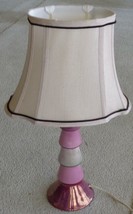 Cute Vintage Iridescent Finish Ceramic Table Lamp - Great Working Cond - Pretty - £27.62 GBP