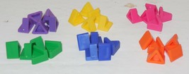 2003 Hasbro Trivial Pursuit DVD Pop Culture Replacement Scoring Wedges Set of 30 - $4.78