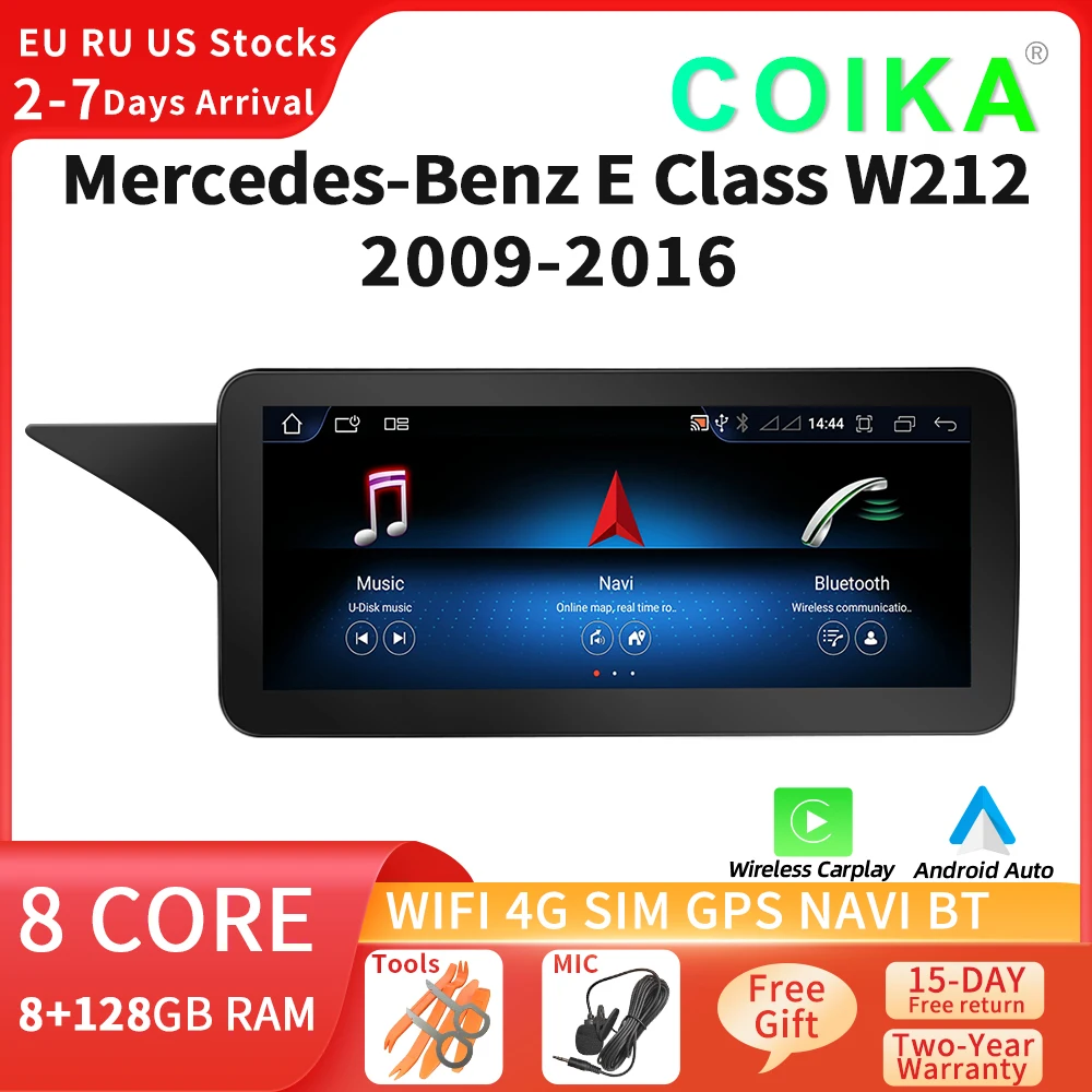 8 Core Android System Car GPS Navi Screen For Mercedes W212 2009-2016 WIFI SIM - £427.33 GBP+