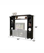 Ferla Entertainment Center Side Pier, Black - €1.531,07 EUR