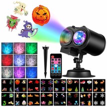 Halloween Christmas Projector Lights, Remote Control 2-In-1 Moving Patte... - $36.99