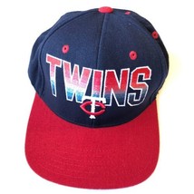 American Needle Minnesota Twins 90s Classic Snapback Hat 1990s MLB Baseball Cap - £39.29 GBP