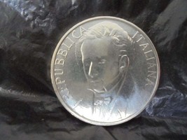 Italian Republic coin dedicated to ALESSANDRO MANZONI Italy in silver 92... - $23.00