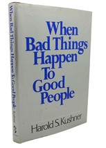 Harold S. Kushner When Bad Things Happen To Good People Book Club Edition - £36.08 GBP
