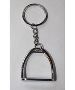 Equine Key Chain  Ring English Stirrup - Great to Collect or Unique Gift - £3.19 GBP