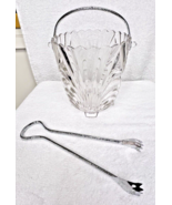 Ice Bucket with Detachable Handle and Tongs Caprice by CAMBRIDGE Great S... - $68.81