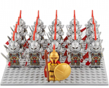 Medieval Sparta Warrior Minifigures Assembly Mini Building Block Toy - Set of 21 - $28.64