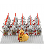 Medieval Sparta Warrior Minifigures Assembly Mini Building Block Toy - S... - £26.83 GBP
