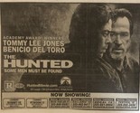 Hunted Vintage Movie  Print Ad Tommy Lee Jones Benicio Del Toro TPA23 - £4.66 GBP