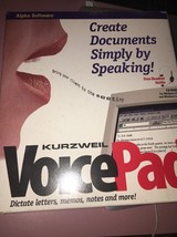 Kurzweil Voice Pad 1996 Vintage Rare Collectible - £42.72 GBP