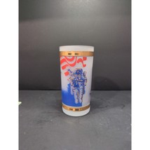 Kennedy Space Center Tumbler, NASA Shuttle Frosted Glass 22K Gold Eagle 12oz Cup - $4.95