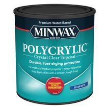 1 qt Minwax 62222 Clear Polycrylic Water-Based Protective Finish, Matte - £29.44 GBP