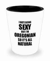 Sexy Oregonian Shot Glass Funny Gift For Husband Wife Bf Gf Oregon Pride Liquor  - £10.26 GBP