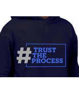 Dallas Cowboys Custom Hoodie - #Trust the Process (2XL Navy Blue) - $19.60