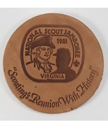 Vintage 1981 Nat&#39;l Scout Jamboree Virginia History Leather Boy Scouts BS... - $16.04 CAD