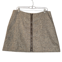 Old Navy Womens Size 10 Mini Skirt Brown Wool Preppy Academia Zip Front ... - $240.17 MXN