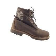 Timberland Men 69551 6&quot; Premium Boot Waterproof Chocolate Nubuck  Logo 9.5 - $73.40