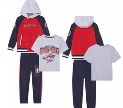 MARVEL ~ SPIDERMAN ~ Three (3) Piece Set ~ Jacket ~ Tee ~ Jogger ~ Boys&#39;... - £25.85 GBP