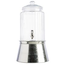 Gibson Home Cheyenne 1.5 Gallon Embossed Beverage Dispenser w/Glass Lid ... - $82.68