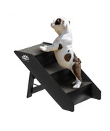 Petmaker Folding Pet Stairs-Carpeted Foldable Durable Wood 3 Steps-Compact - $116.24