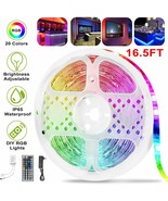 300LED Strip Lights 16.5ft RGB Room Lights 3528 LED Tape Lights Color Ch... - $25.99