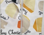 Set of 2 Same Printed Thin Cotton Tea Towels (16&quot;x26&quot;) SAY CHEESE, Marke... - £9.29 GBP