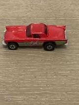 1977 HOT WHEELS &#39; 57 T- BIRD - RED - MALAYSIA  - $151.59 MXN
